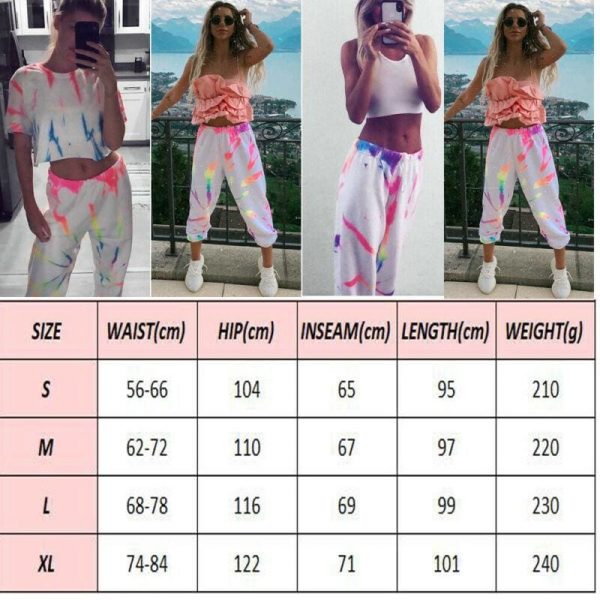 The Best Fashion Women Stretch Trousers Reflective Joggers Sweatpants Casual Baggy Elastic Waist Leggings Gym Harem Long Pants Online - Takalr