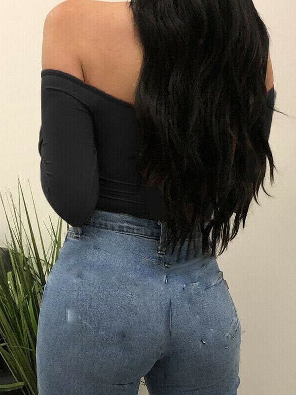 The Best Fashion Women Summer Autumn Casual Tops Vest Off Shoulder Long Sleeve T-Shirt Simple Skinny Slim Fit Sexy Tees Online - Takalr