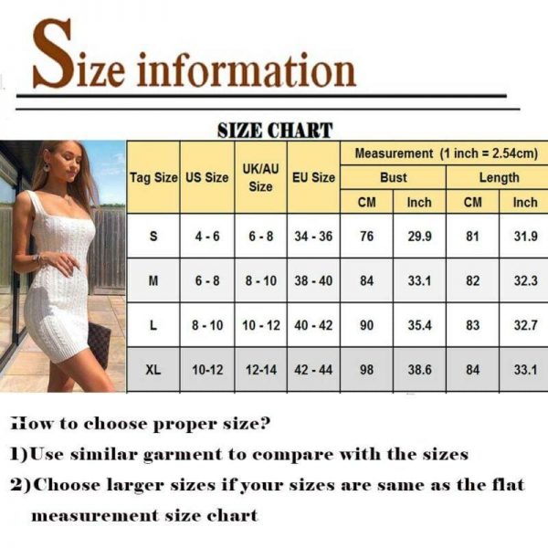 The Best Fashion Women Summer Knitted Sweater Bodycon Square Neck Sexy Ladies Strappy Sleeveless Slim Fit Party Dress Online - Takalr