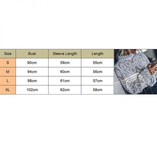 The Best Fashion Women T-shirt Lace Hollow Out Slim White Long Sleeve T-shirt Tops Summer Women Girl Clothes Stylish Online - Takalr