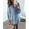 The Best Fashion Women Vintage Boho Loose Dress Bohemian Ladies Summer Long Sleeve Baggy Sundress Beach Holiday Wear Online - Takalr