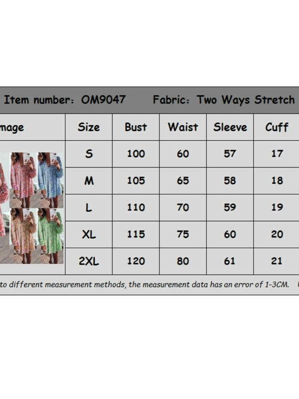 The Best Fashion Women Vintage Boho Loose Dress Bohemian Ladies Summer Long Sleeve Baggy Sundress Beach Holiday Wear Online - Takalr