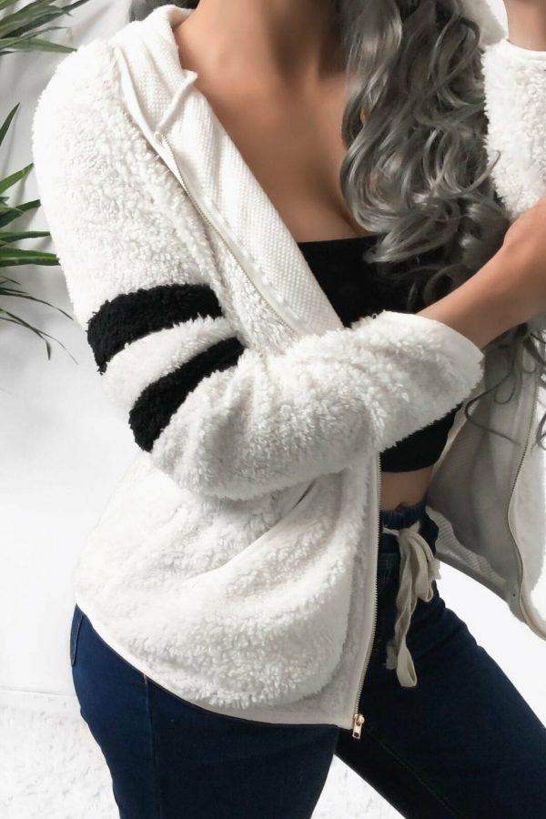 The Best Fashion Women Winter Warm Teddy Bear Fleece Jacket Ladies Casual Fur Trench Cardigan Outfit Coat Outwear Online - Takalr