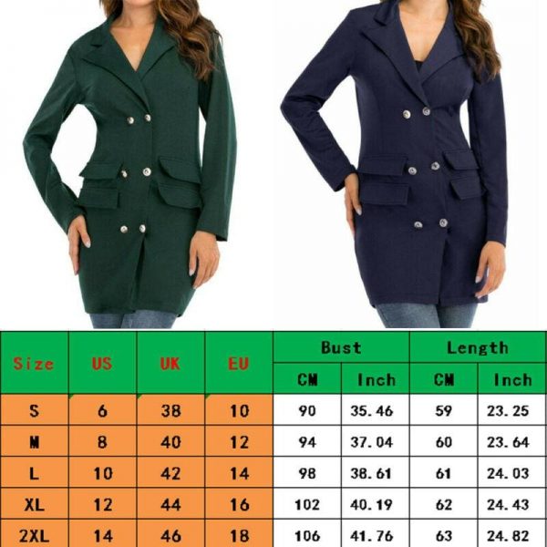 The Best Fashion Women's Button Lapel Blazer OL Ladies Slim Casual Work Formal Business Jacket Outwear Suit Coat Top Online - Source Silk