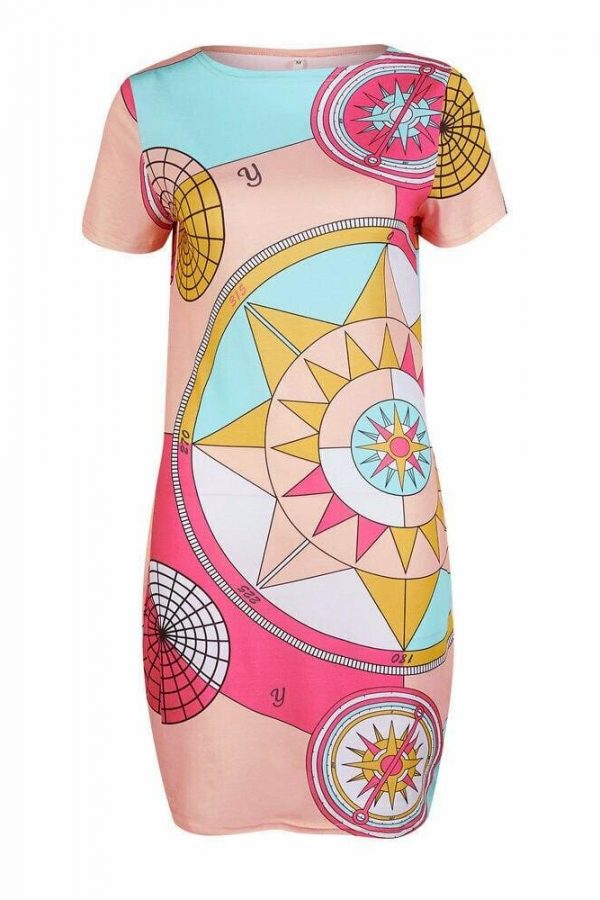 The Best Fashion Women's Dress Short Sleeve Bodycon Stretchy Cocktail Party Package Hip Short Mini Dress Ladies Summer Casual Sundress Online - Source Silk