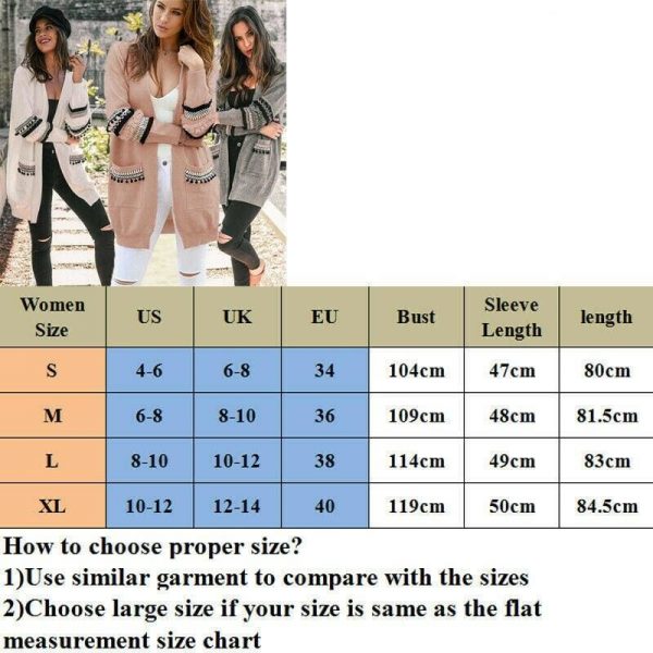 The Best Fashion Women's Knitted Open Cardigan Long Sleeve Tops Jumper Knitwear Lady Casual Sweater Coats Warm Jacket Online - Takalr