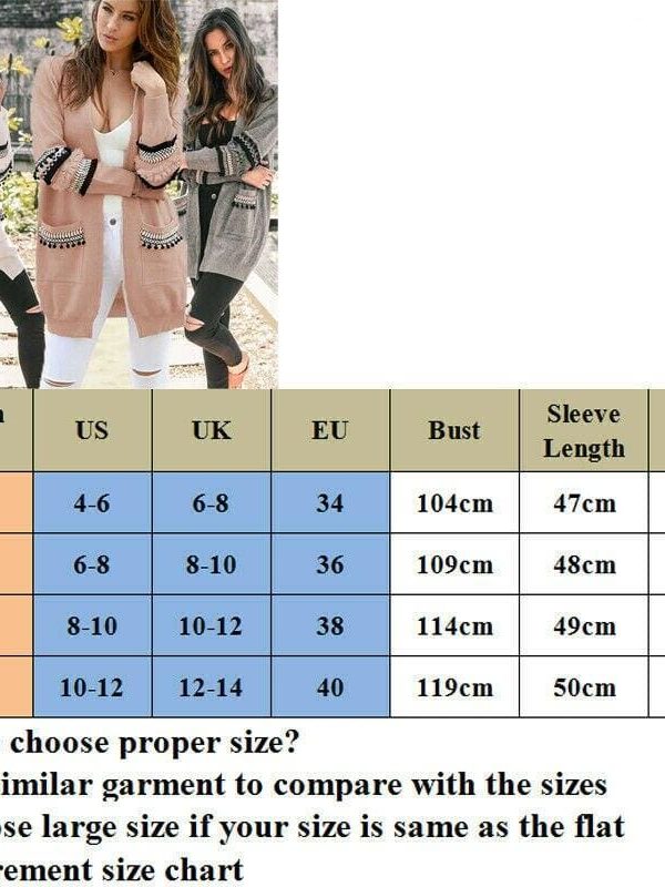 The Best Fashion Women's Knitted Open Cardigan Long Sleeve Tops Jumper Knitwear Lady Casual Sweater Coats Warm Jacket Online - Takalr