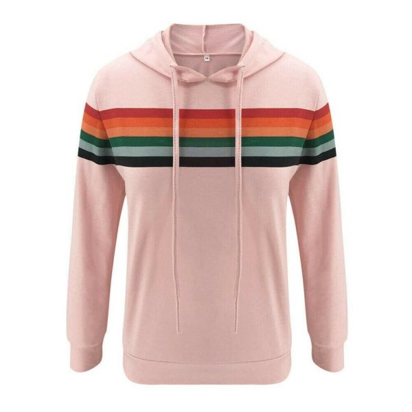 The Best Fashion Women's Ladies Long Sleeve Hoodie Autumn Winter Casual Jumper Hooded Pullover Sweatshirt Tops Outwear Online - Takalr