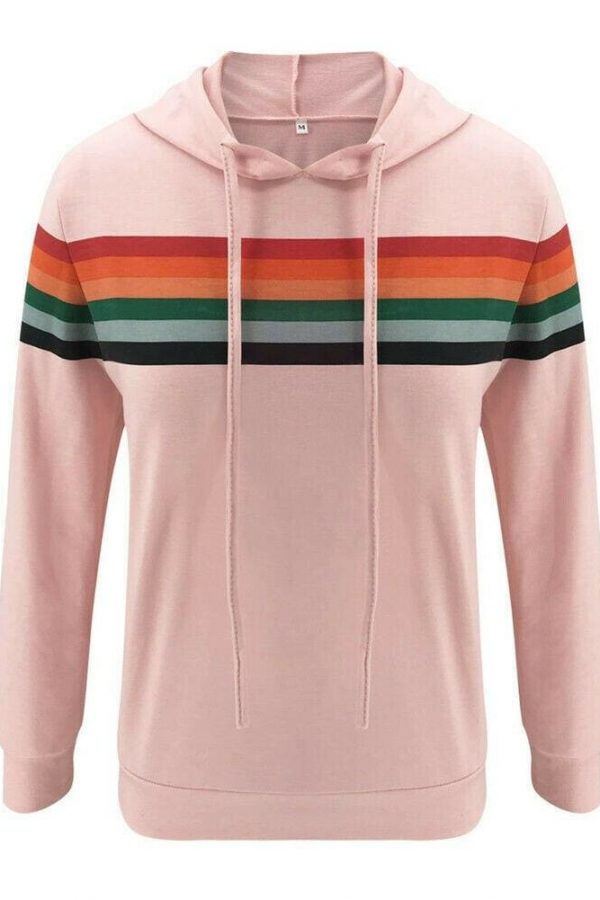 The Best Fashion Women's Ladies Long Sleeve Hoodie Autumn Winter Casual Jumper Hooded Pullover Sweatshirt Tops Outwear Online - Takalr