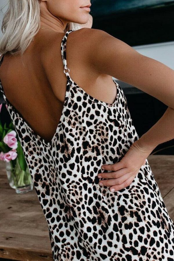 The Best Fashion Women's Leopard Jumpsuit Casual Romper Sleeveless Long Pants Loose Playsuit Clubwear Trousers Outfits Streetwear Online - Takalr