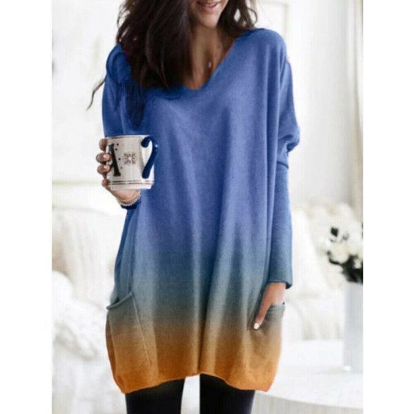 The Best Fashion Women's Long Batwing Sleeve Sweater Baggy Jumper Loose Pullover Hoodie Sweatshirt Tops Blouse Online - Takalr