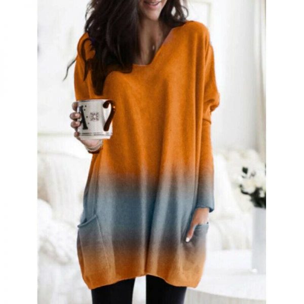 The Best Fashion Women's Long Batwing Sleeve Sweater Baggy Jumper Loose Pullover Hoodie Sweatshirt Tops Blouse Online - Takalr