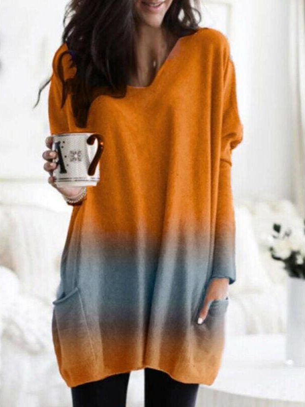 The Best Fashion Women's Long Batwing Sleeve Sweater Baggy Jumper Loose Pullover Hoodie Sweatshirt Tops Blouse Online - Takalr