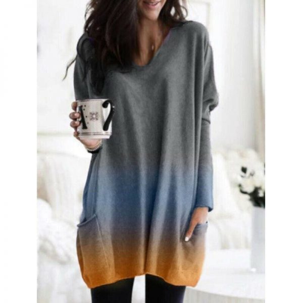 The Best Fashion Women's Long Batwing Sleeve Sweater Baggy Jumper Loose Pullover Hoodie Sweatshirt Tops Blouse Online - Takalr