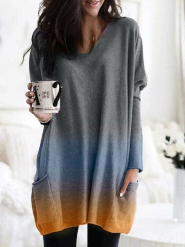 The Best Fashion Women's Long Batwing Sleeve Sweater Baggy Jumper Loose Pullover Hoodie Sweatshirt Tops Blouse Online - Takalr