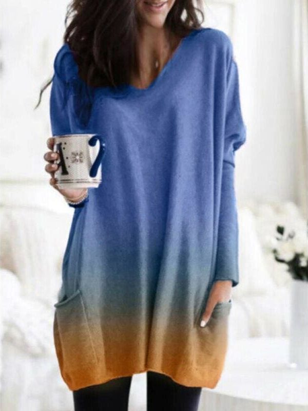 The Best Fashion Women's Long Batwing Sleeve Sweater Baggy Jumper Loose Pullover Hoodie Sweatshirt Tops Blouse Online - Takalr