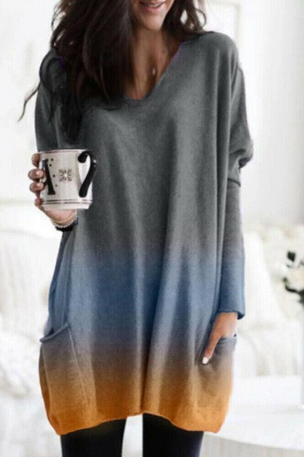 The Best Fashion Women's Long Batwing Sleeve Sweater Baggy Jumper Loose Pullover Hoodie Sweatshirt Tops Blouse Online - Takalr