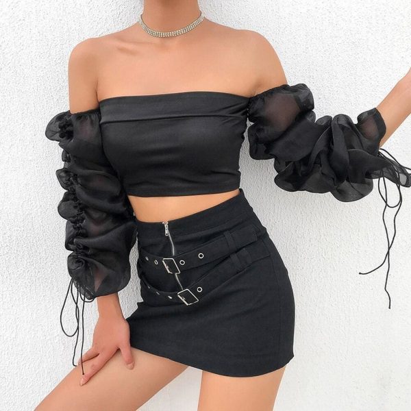 The Best Fashion Women's Off Shoulder Casual Tops Blouse Sexy Ladies Summer Beach Holiday Loose Shirt Blouse Streetwear Online - Takalr