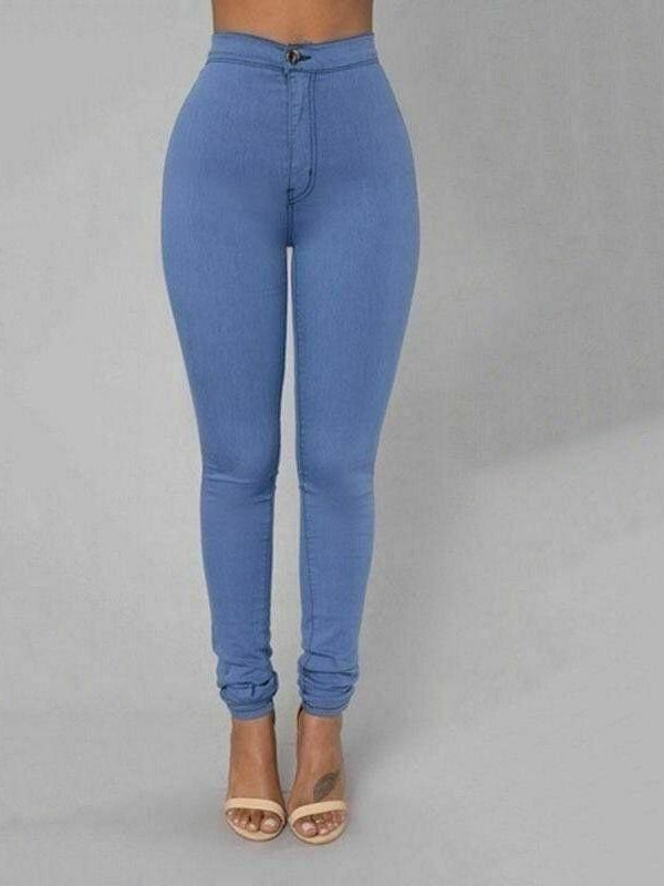 The Best Female Trousers High Waist Stretch Slim Pencil Trousers Women Clothing Pants Sexy Ladies Plus Size Skinny Pants S-3XL Online - Takalr