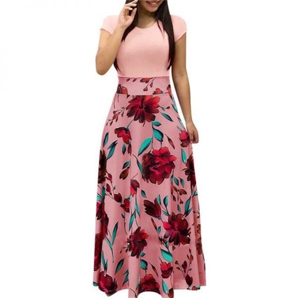 The Best Floral Print Summer Boho Dress Party Dress Long Maxi Dresses Vestidos Online - Source Silk