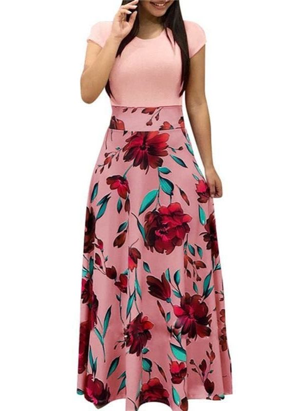 The Best Floral Print Summer Boho Dress Party Dress Long Maxi Dresses Vestidos Online - Source Silk