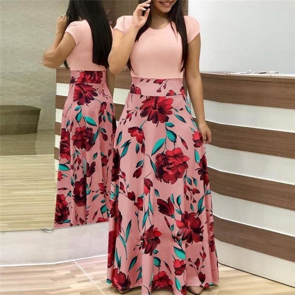 The Best Floral Print Summer Boho Dress Party Dress Long Maxi Dresses Vestidos Online - Source Silk