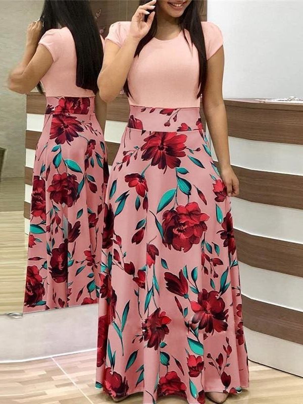 The Best Floral Print Summer Boho Dress Party Dress Long Maxi Dresses Vestidos Online - Source Silk