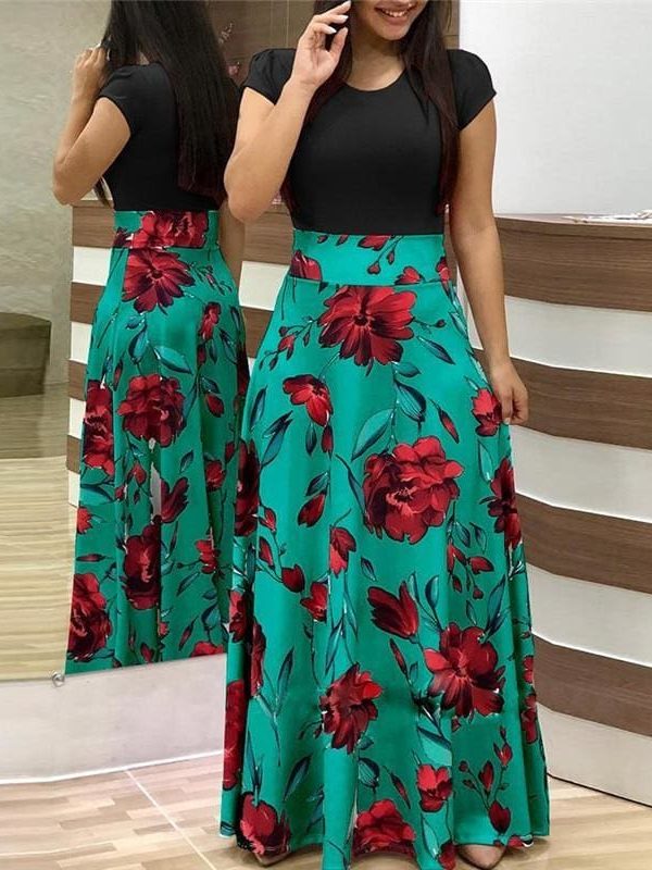 The Best Floral Print Summer Boho Dress Party Dress Long Maxi Dresses Vestidos Online - Source Silk