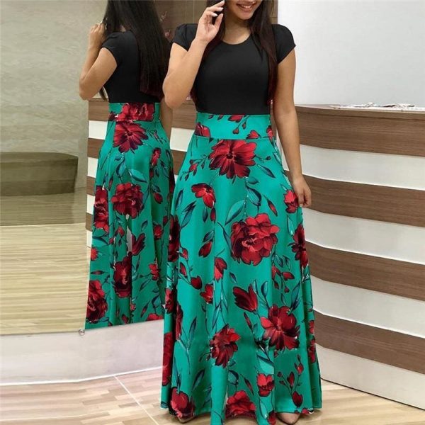 The Best Floral Print Summer Boho Dress Party Dress Long Maxi Dresses Vestidos Online - Source Silk