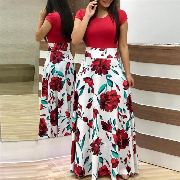 The Best Floral Print Summer Boho Dress Party Dress Long Maxi Dresses Vestidos Online - Source Silk