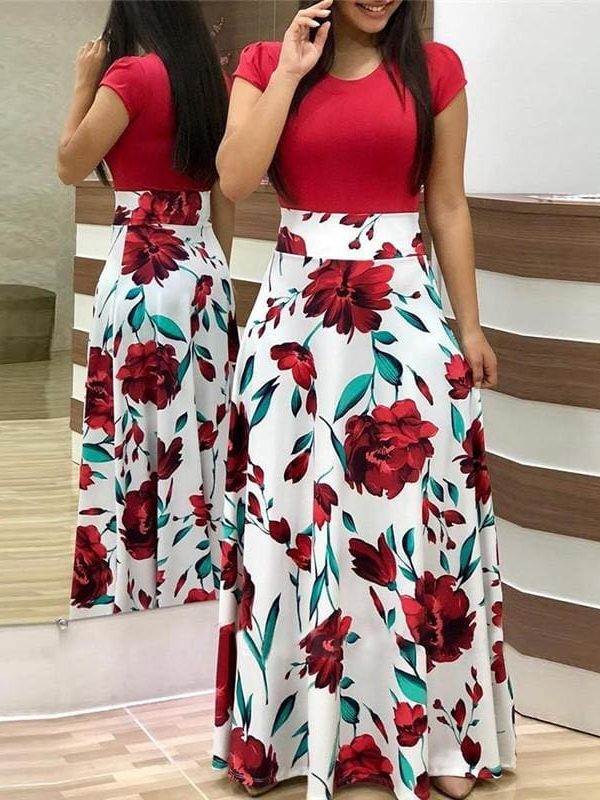 The Best Floral Print Summer Boho Dress Party Dress Long Maxi Dresses Vestidos Online - Source Silk