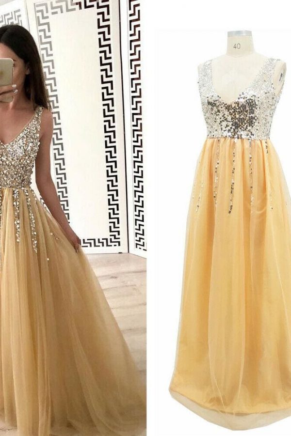 The Best Formal Dress Elegant Women Lady Sequin Mesh Evening Party Ball Prom Gown Bridesmaid Wedding Long Maxi Dress Online - Takalr