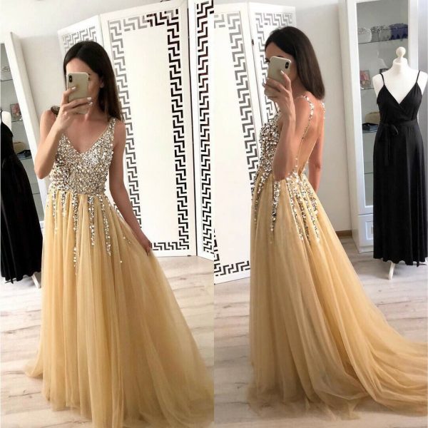 The Best Formal Dress Elegant Women Lady Sequin Mesh Evening Party Ball Prom Gown Bridesmaid Wedding Long Maxi Dress Online - Takalr