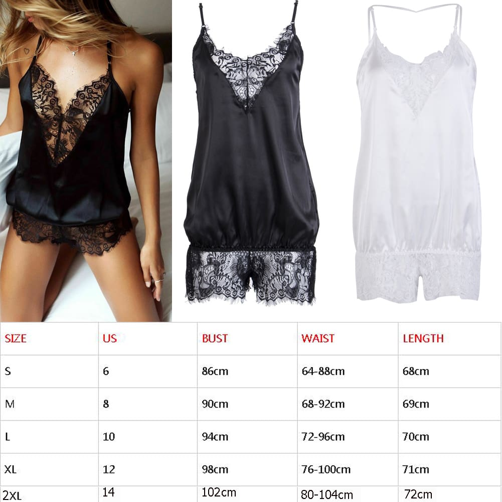 New Lingerie Lace Babydoll Womens Underwear Nightwear Sleepwear Bodysuit Women Lady Sexy Clothes Bodysuits