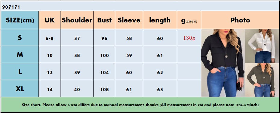 2019 Fashion Elegant Women Casual Long Sleeve Blouse Loose Tops OL Ladies Office Work Plain Collar Shirt