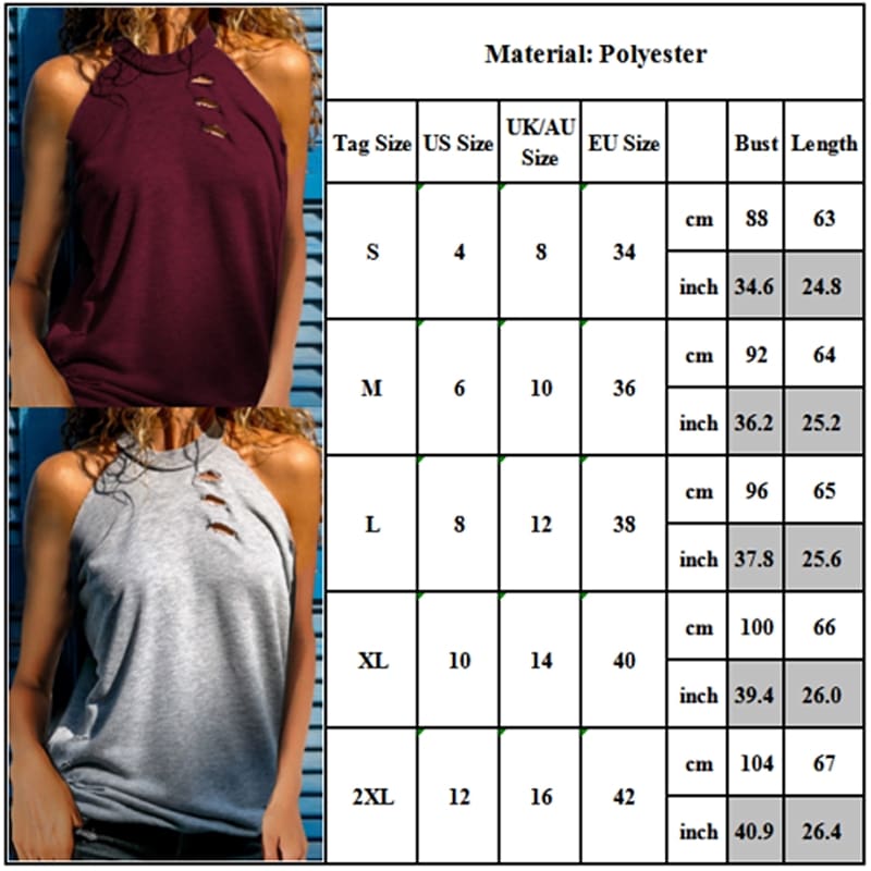 Womens Casual High Neck Sleeveless Tank Top Vest Ladies Summer Solid Loose Blouse Shirt Tee