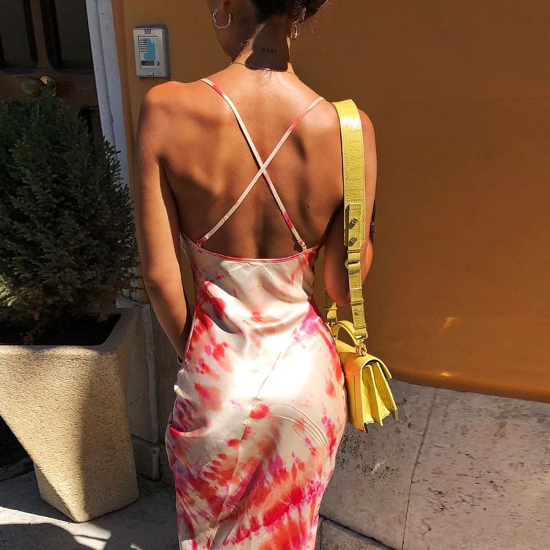 Summer Womens Sleeveless Bodycon Bandage Long Dress Ladies Backless Loose Club Evening Party Dress