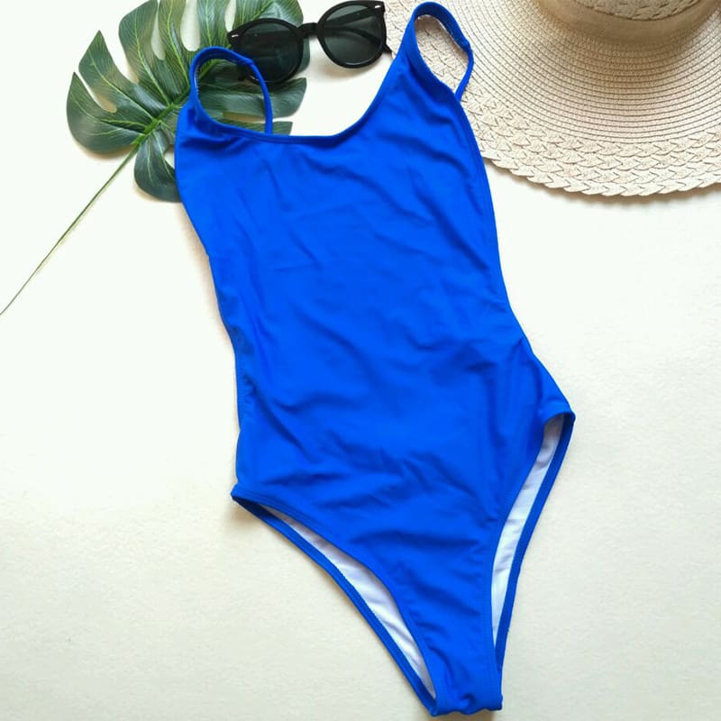 2019 Striped Swimwear One Piece Swimsuit Women Backless Monokini Swimsuit