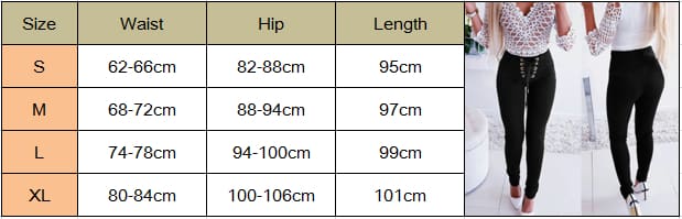 Women High Waisted Stretchy Skinny Trousers Slim Fitted Casual Long Pencil Pants Solid Color Elastic Legging Bottoms