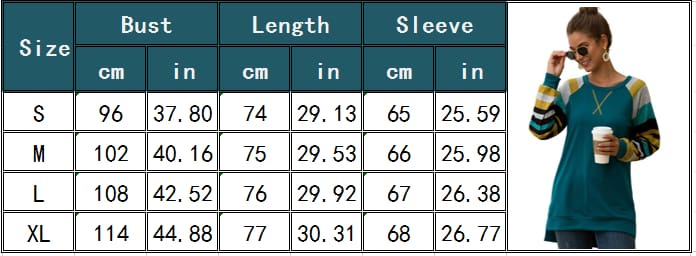 Fashion Trend Women Autumn Long Sleeve Loose Ladies Striped T-Shirt Tops Casual Comfortable Daily Tops