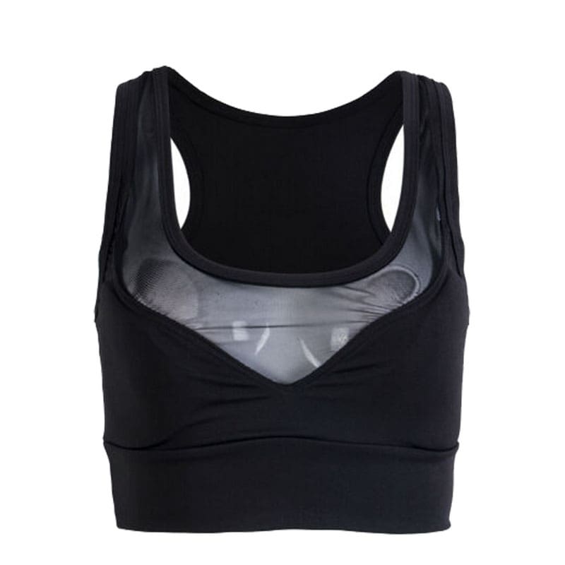 Hot Women Mesh Patchwork Sports Bra Tank Tops Bodycon Slim Gym Sports Clothing Bustier Vest Crop Tops Bralette Blouses