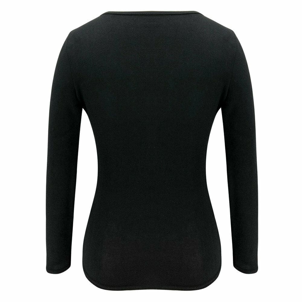 Fashion Autumn Basic Bottoming Shirt Women Casual Long Sleeve O Neck Pullover Tee Shirt Blouse Jumper Tops