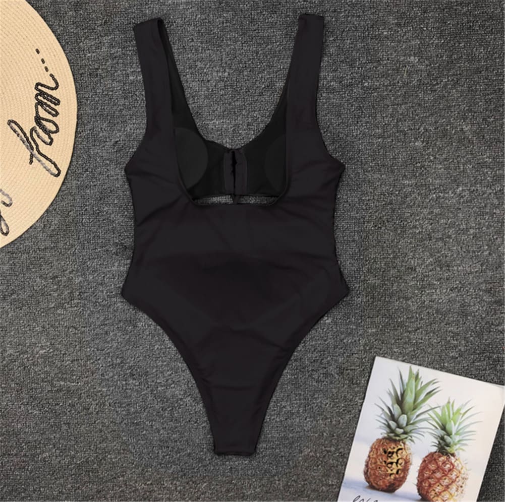 2019 New Sexy Women One-Piece Swimsuit Beachwear Swimwear Push Up Padded Bra Monokini Bikini Bathing Suit