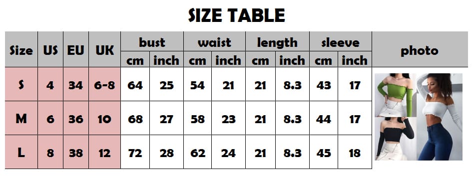 Women Fashion Crop Top Off Shoulder Slash Neck Frill Long Sleeve Knitted Holiday Beach Club Party Tops T-shirts