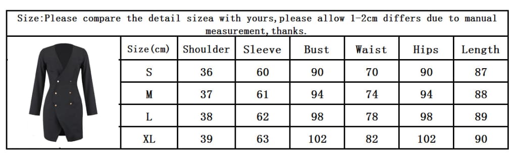 Elegant Womens Office OL Dress Fashion Bodycon Long Sleeve Button Formal Dress