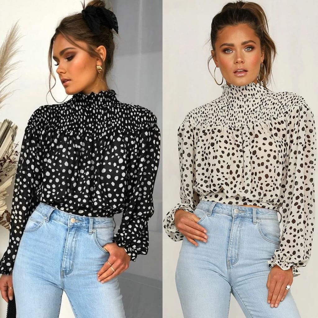 2019 Fashion Womens Casual Basic Loose Long Sleeve Tee Workout Ladies Autumn Sheer Chiffon Shirt Blouse Tops