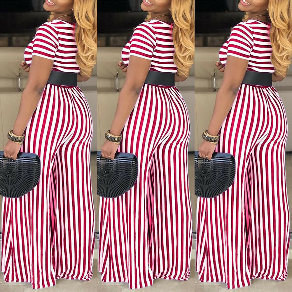 New Fashion Women Summer Romper Wide Leg Harem Pant Trousers Dungarees Loose Ladies Casual Holiday Jumpsuit