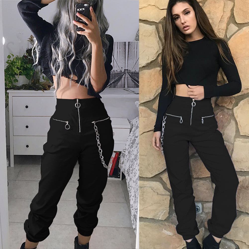 Hot Women Long Cargo Pants Autumn Winter Leggings Lady Hip Hop Trousers Outdoor Jogger Fashion Bottoms