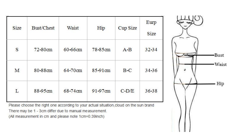 Summer Women Push Up Bikini Set Bra Padded Swimwear Bandage Beach Swimsuit Bathing Suit Female Beachwear