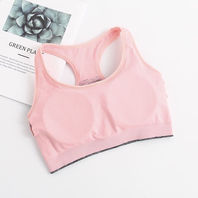 New Women Lady Seamless Sports Bra Gym Yoga Padded Fitness Stretch Tank Top Underwear Tank Vest Padded Workout